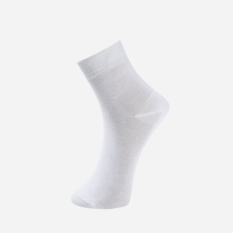 Einfarbige Crew-Socken (8 Paar) - 45-50 - Weiß - Quartal - image 15