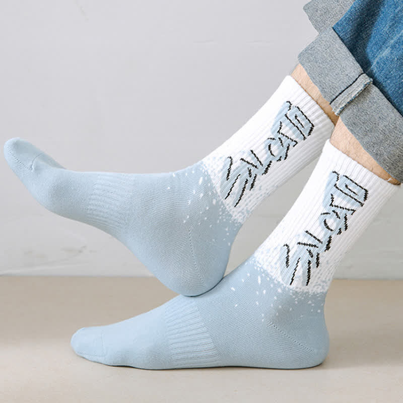 Trendige Crew-Socken in Übergröße (5 Paar)