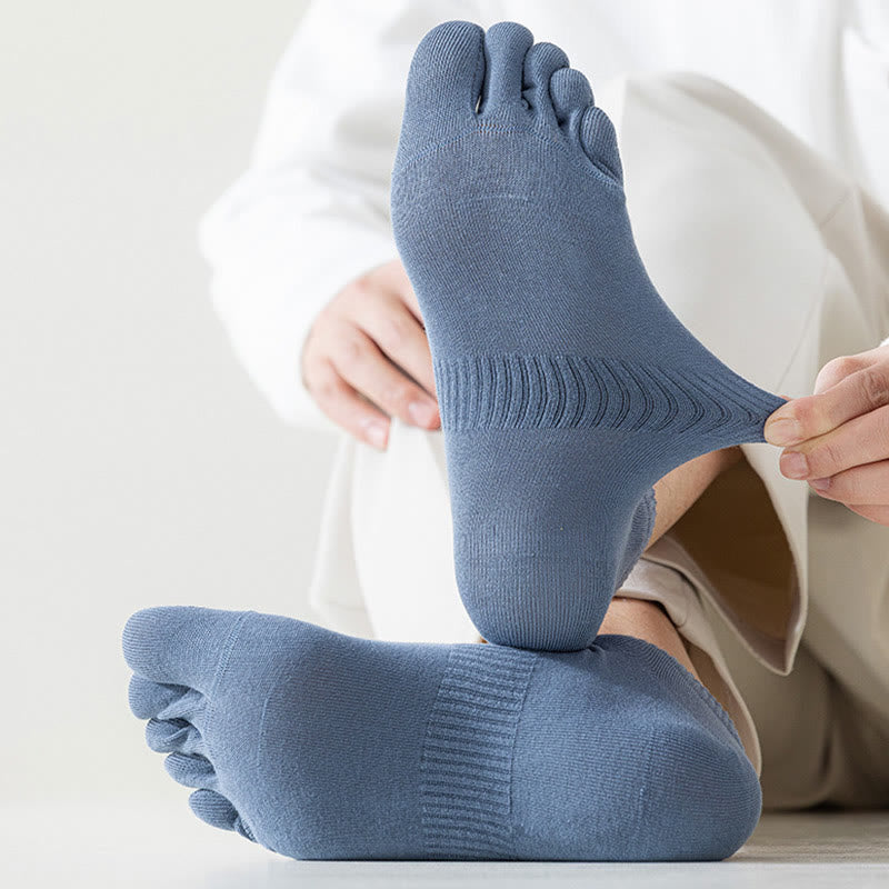 Socken zur Ausrichtung der fünf Zehen in Übergröße (5 Paar)