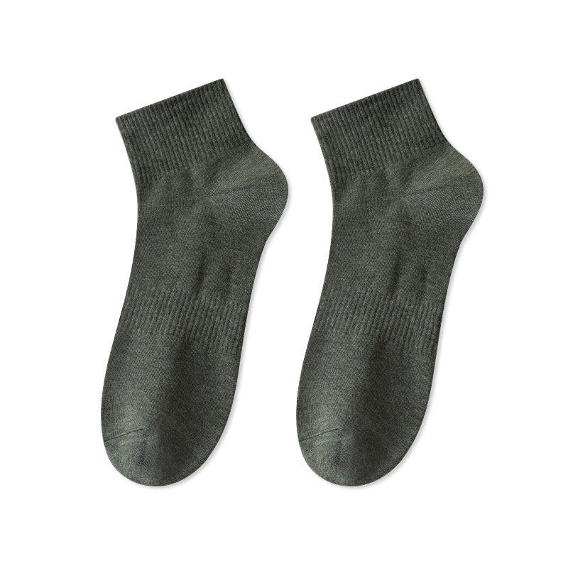 Atmungsaktive Viertelsocken aus weicher Baumwolle in Übergröße (7 Paar)