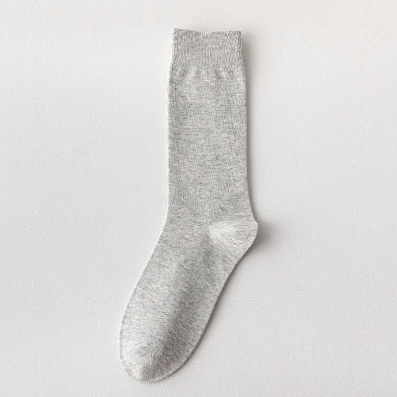 Weiche, strapazierfähige Crew-Socken in Übergröße (8 Paar) - Grau - EU35-39 (US4,5-8) - image 13