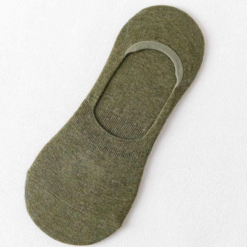 Rutschfeste, unsichtbare Socken (5 Paar) - Armeegrün - EU43-47 (US9,5-12,5) - image 16