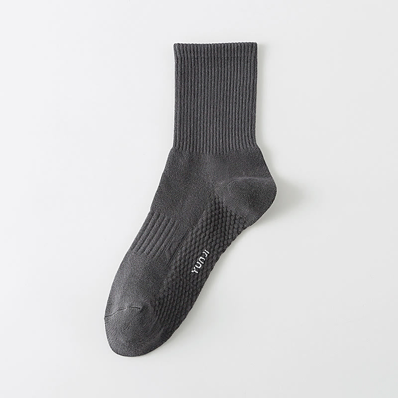 Verdickte Viertelsocken in Übergröße, einfarbig (5 Paar)