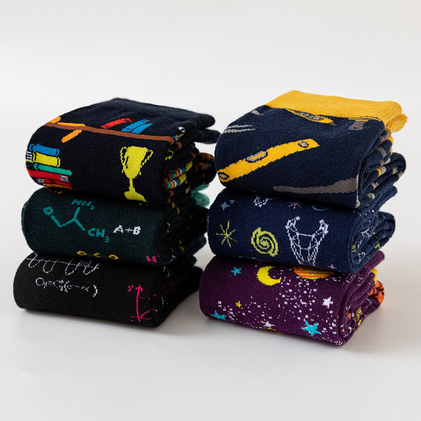 Socken mit Makromuster (6 Paar) - image 9