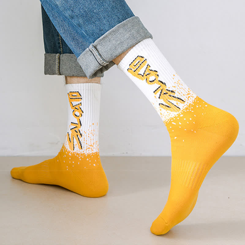 Trendige Crew-Socken in Übergröße (5 Paar)