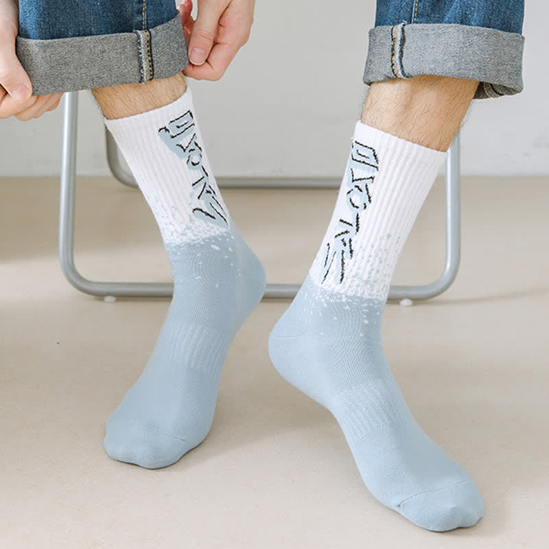 Trendige Crew-Socken in Übergröße (5 Paar)