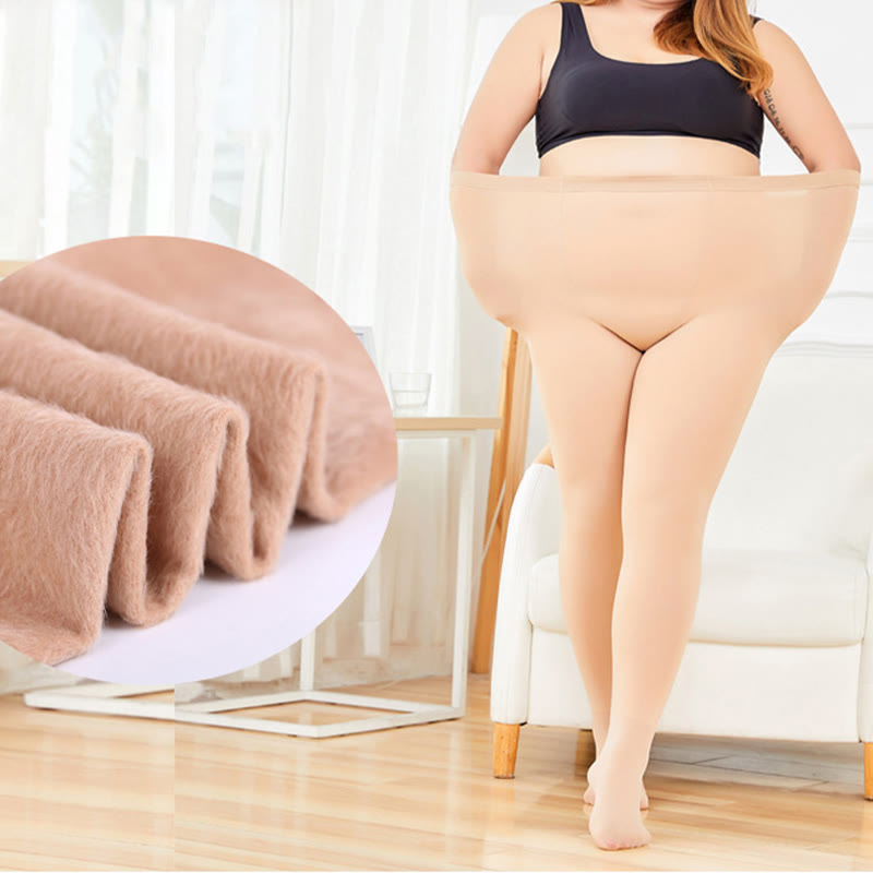 Strumpfhosen mit hoher Taille in Übergröße (2 Paar) - image 2