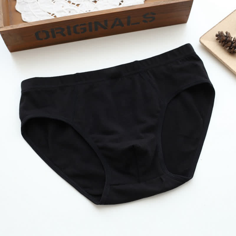 Hüftslips aus elastischer Baumwolle in Übergröße (2er-Pack) - Schwarz - 6XL - image 10