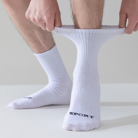 Geruchshemmende Sport-Viertel-Socken aus Baumwolle in Übergröße (3 Paar)