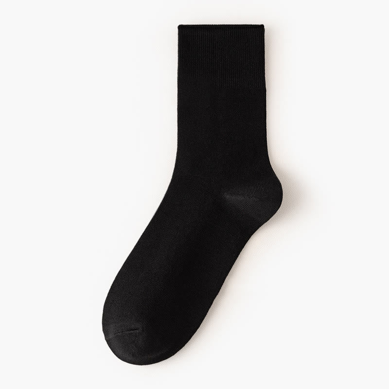 Einfarbige, hochelastische Viertelsocken (5 Paar)
