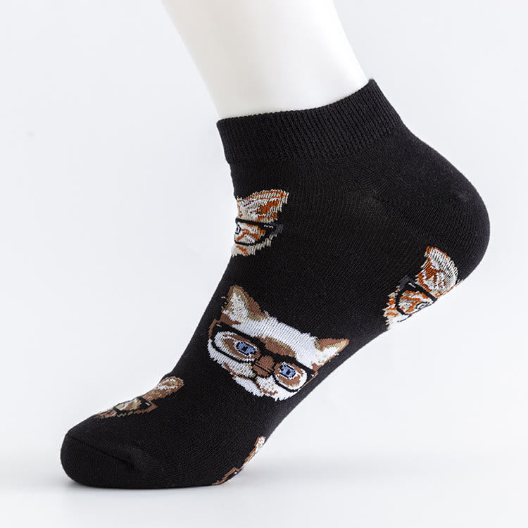 Söckchen mit Baummotiv in Übergröße (5 Paar)