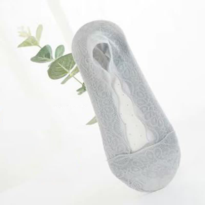 Füßlinge aus Spitze in Übergröße (5 Paar)