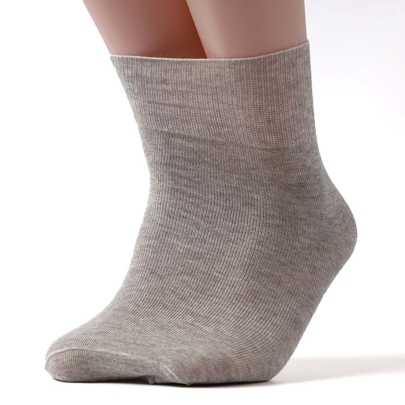 Plus Size-Paket mit nicht bindenden Viertelsocken - 45-50 - Hellgrau - 5 Paare - image 11