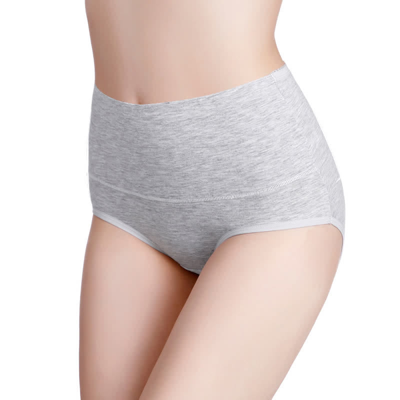 Bequeme Höschen mit hoher Taille in Übergröße (4er-Pack)