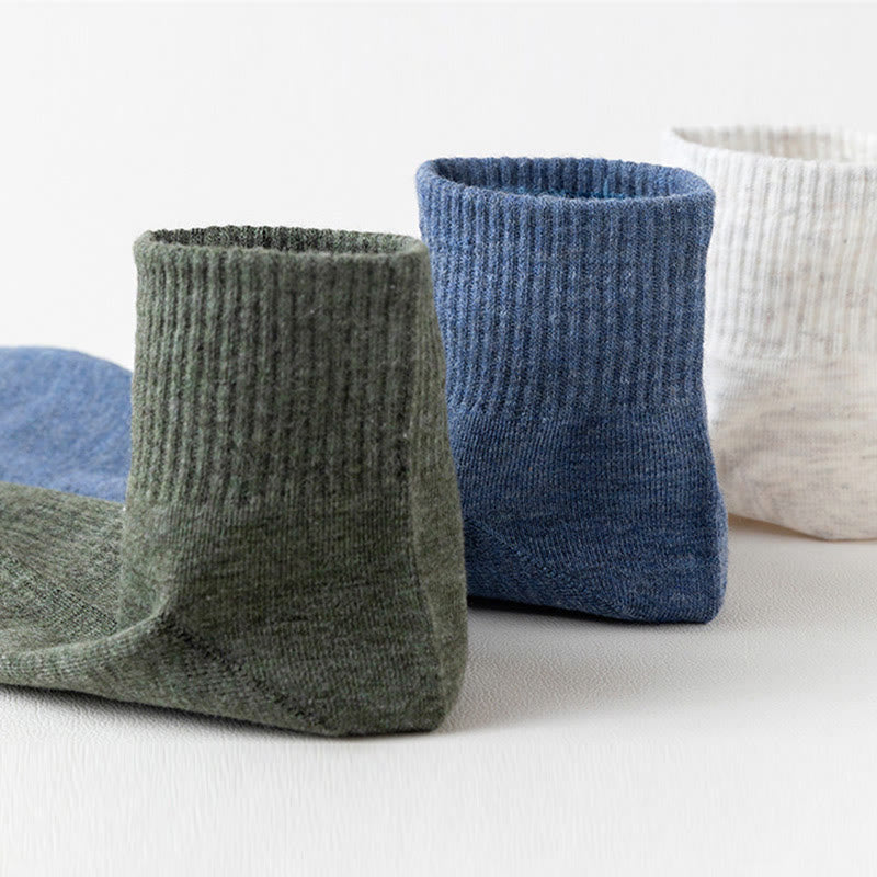 Atmungsaktive Viertelsocken aus weicher Baumwolle in Übergröße (7 Paar)