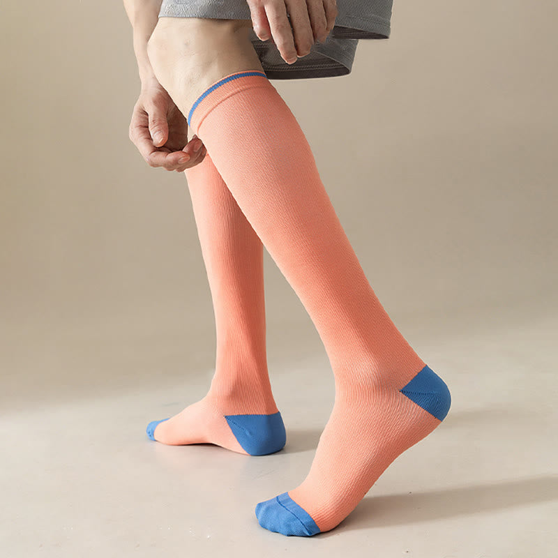 Kniehohe Kompressionsstrümpfe für den Sport (5 Paar)
