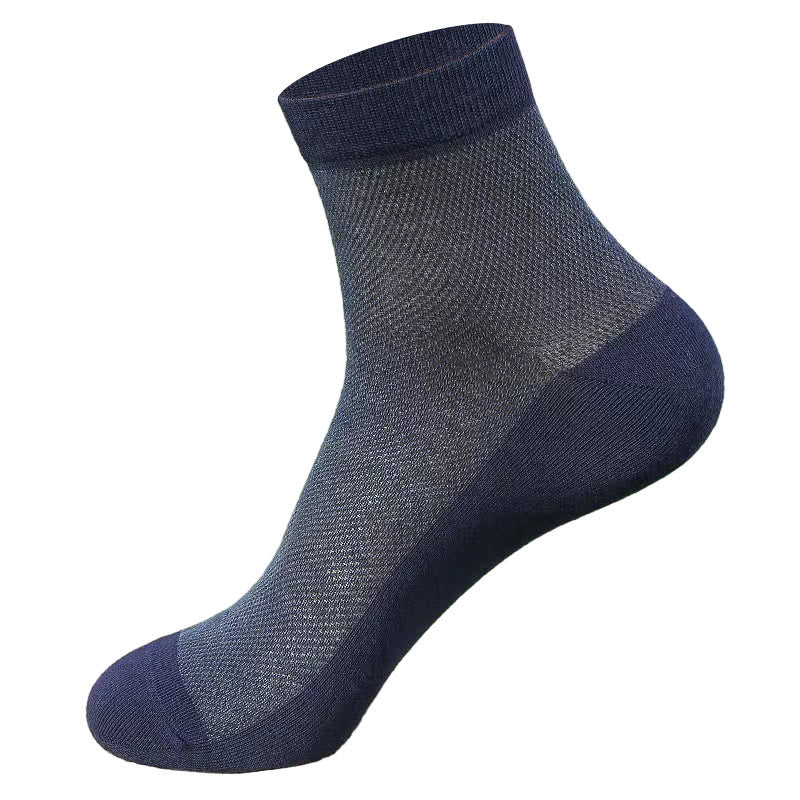Netz-Viertel-Socken in Übergröße (10 Paar)