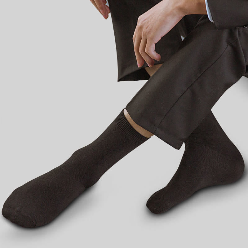 Weiche, einfarbige Viertelsocken in Übergröße (5 Paar)