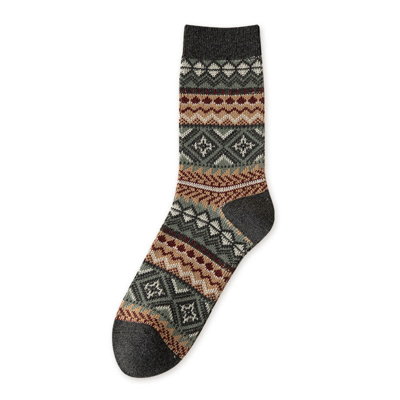 Atmungsaktive Retro-Viertel-Socken in Übergröße (3 Paar)