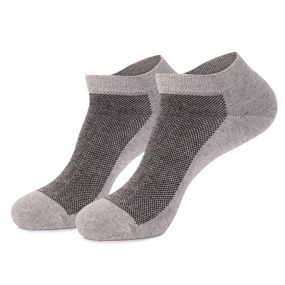 Knöchelsocken mit Ziernähten (3 Paar) - EU44-49 (US10-14) - Grau - image 11