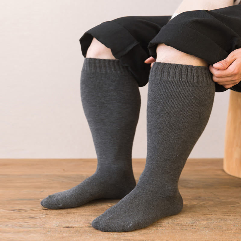 Verdickte Thermo-Kniestrümpfe in Übergröße (5 Paar)