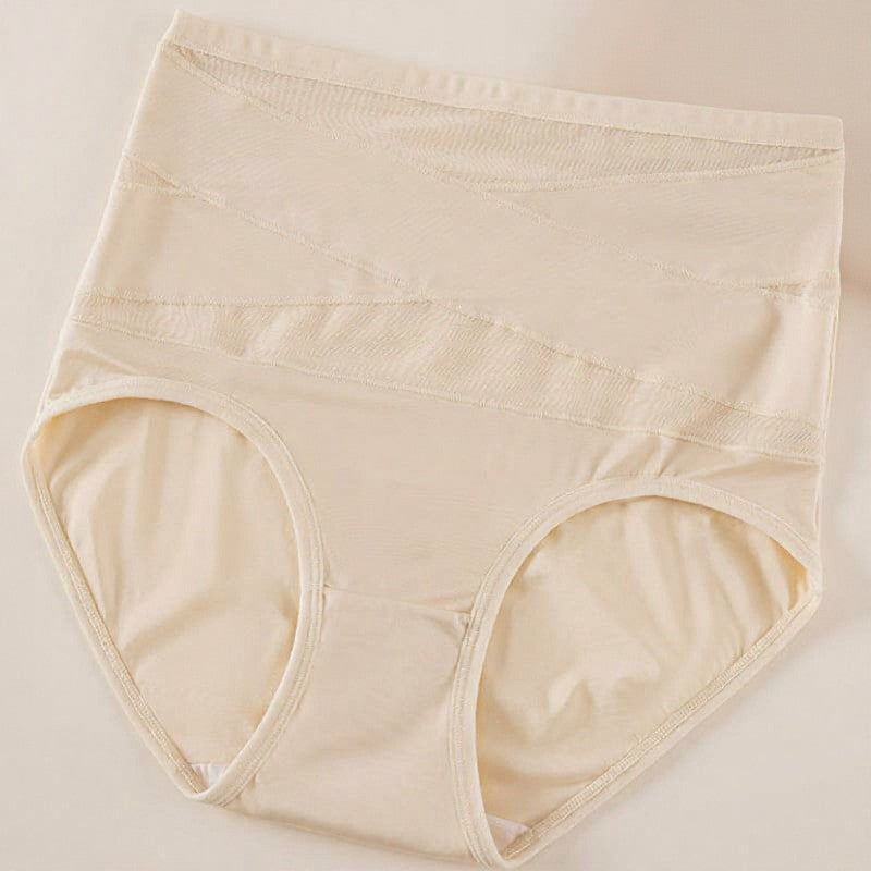 Hochtaillierter, formender Mesh-Slip - Nackt - 2XL - image 14