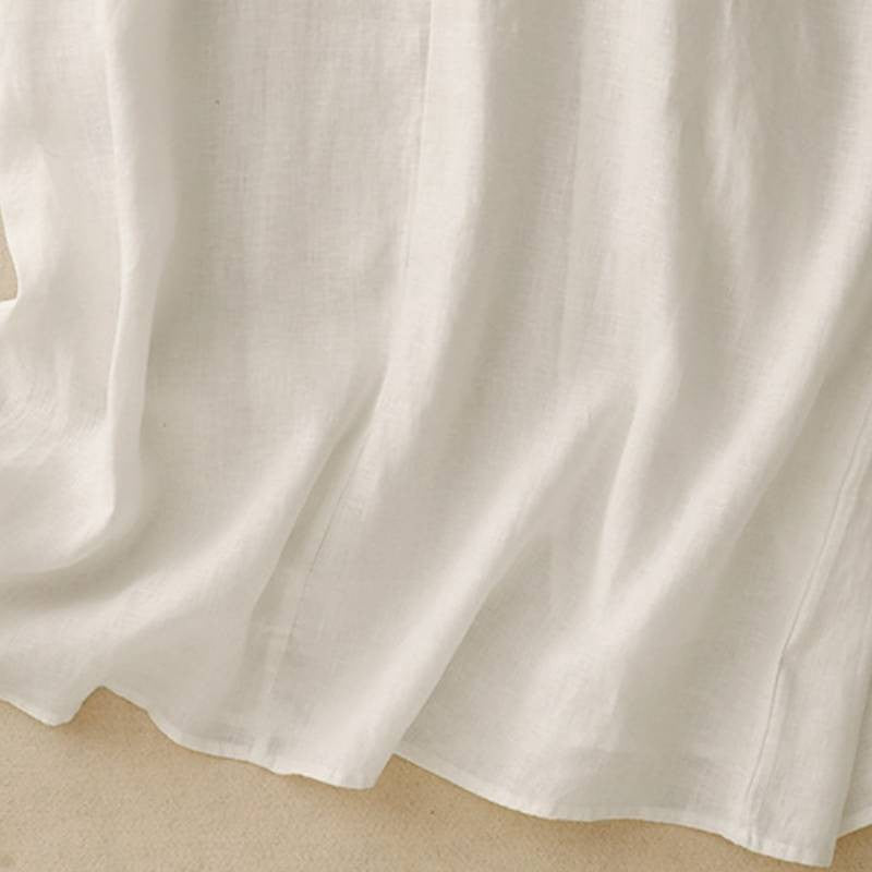 Lässiges ärmelloses Baumwoll-Midikleid - image 18