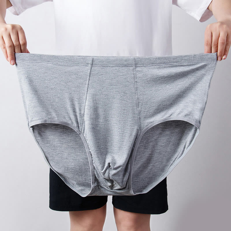 Hüftslips mit hoher Taille in Übergröße (1 Paar) - Hellgrau - 8XL - image 10