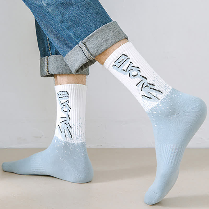 Trendige Crew-Socken in Übergröße (5 Paar)