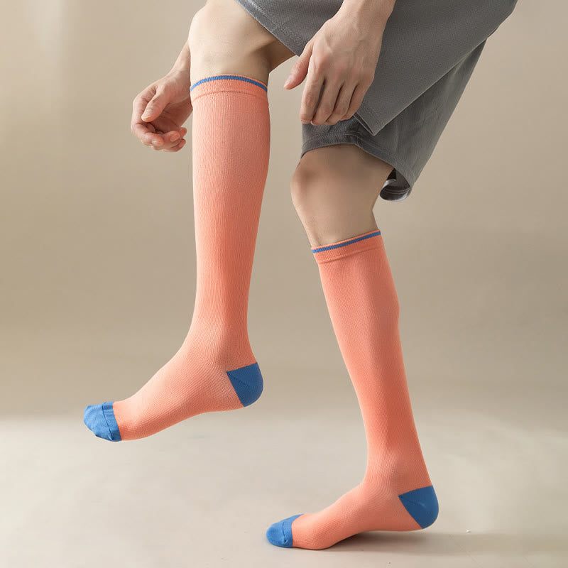 Kniehohe Kompressionsstrümpfe für den Sport (5 Paar)