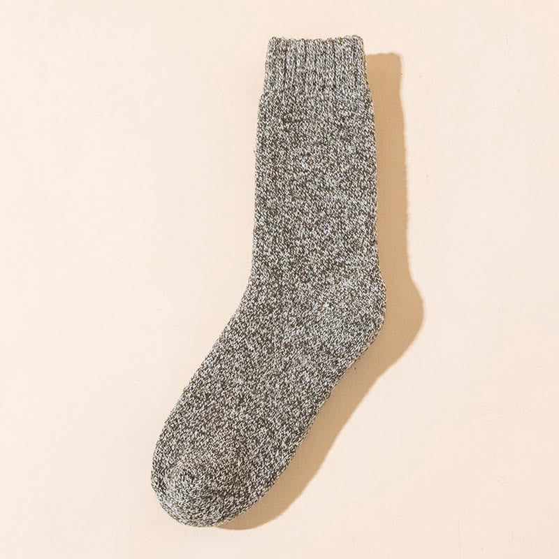 Verdickte Thermo-Viertel-Socken in Übergröße (5 Paar) - Armeegrün - EU40-47 (US7-13) - image 6