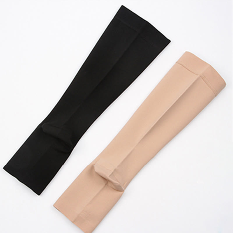 Unisex-Kompressionsstrümpfe zur Schmerzlinderung mit offener Spitze - image 7