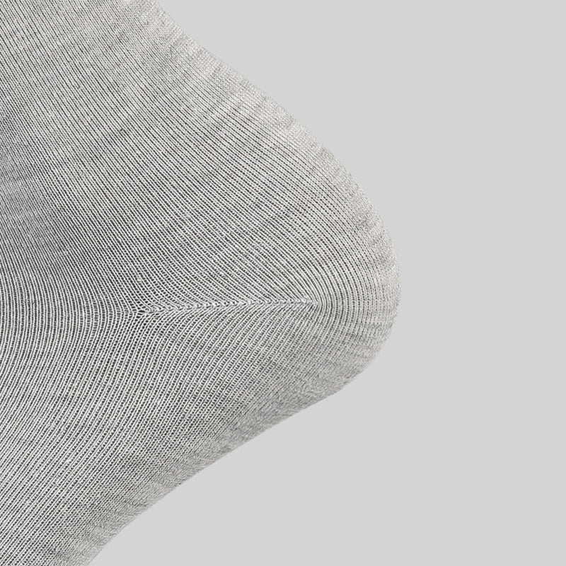 Weiche, einfarbige Viertelsocken in Übergröße (5 Paar)