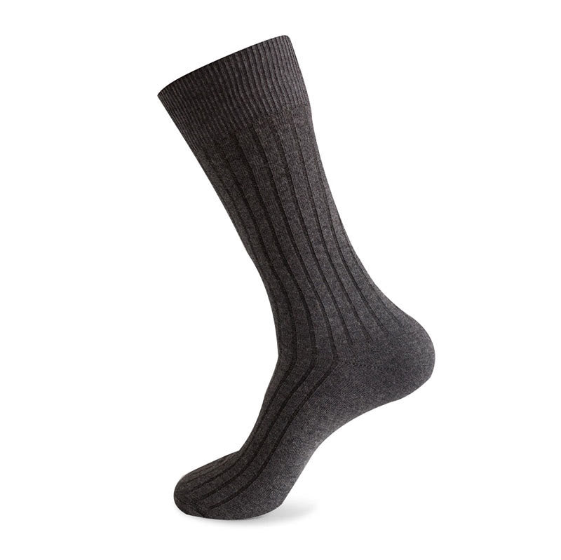 Socken mit einfarbigen Streifen (3 Paar) - Dunkelgrau - EU46-50 (US12-15) - image 16