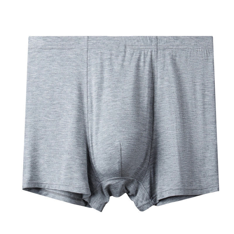 Atmungsaktive Boxershorts mit hoher Taille in Übergröße (1 Packung) - Hellgrau - 13XL - image 9
