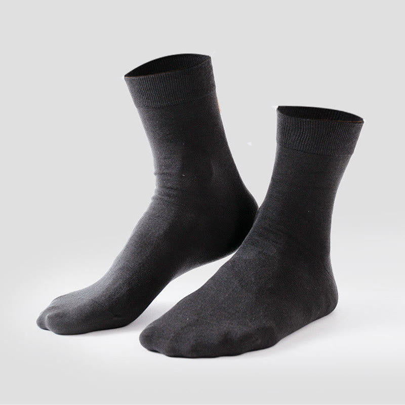 Weiche, einfarbige Viertelsocken in Übergröße (5 Paar)