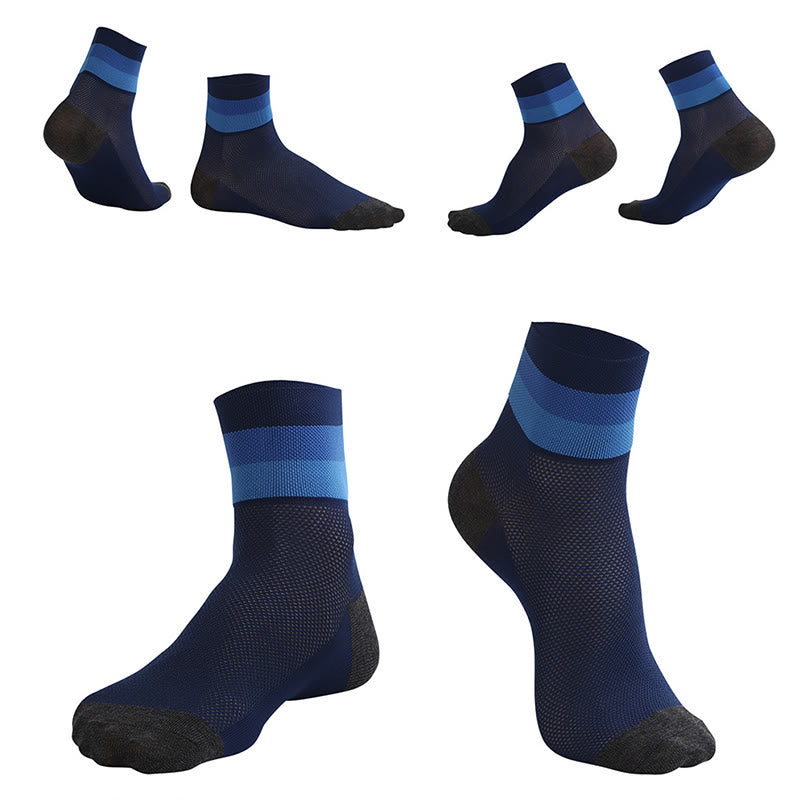 Atmungsaktive Viertelsocken in Bonbonfarben