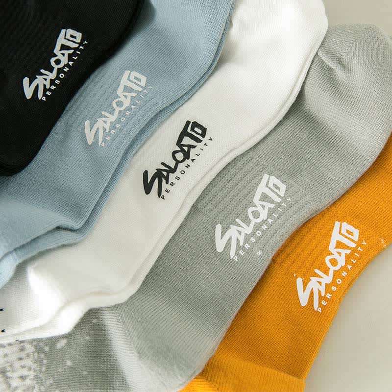 Trendige Crew-Socken in Übergröße (5 Paar)