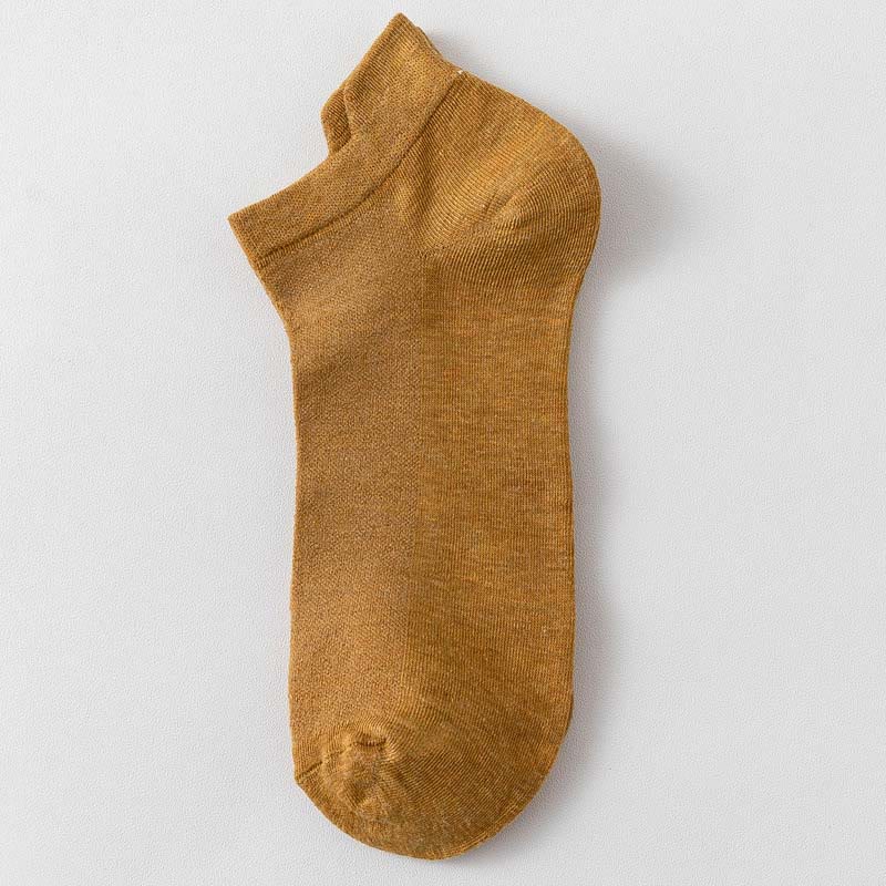 Mehrfarbige, lockere Baumwollsocken (3 Paar) - 42-48 - Gelb - image 14
