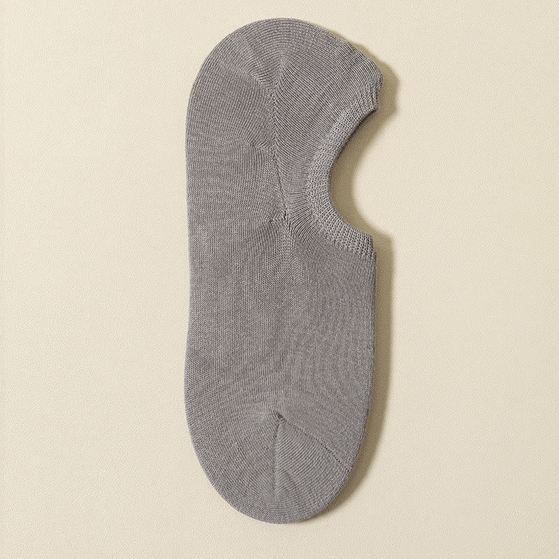 Rutschfeste, unsichtbare Socken (5 Paar) - Hellgrau - EU39-46 (US5-12) - image 21