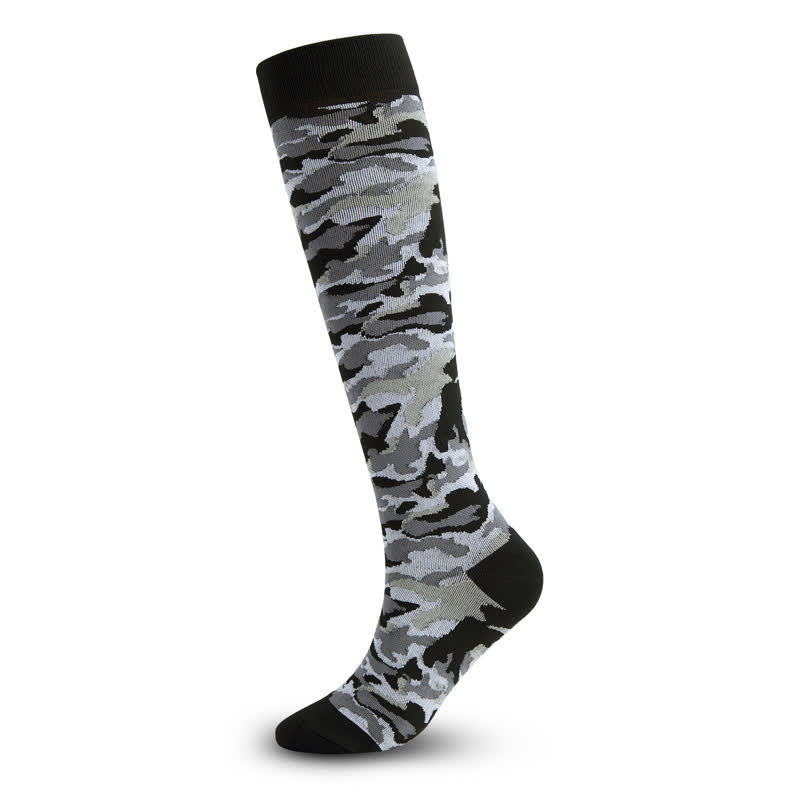 Kompressionsstrümpfe mit Camouflage-Muster (3 Paar)