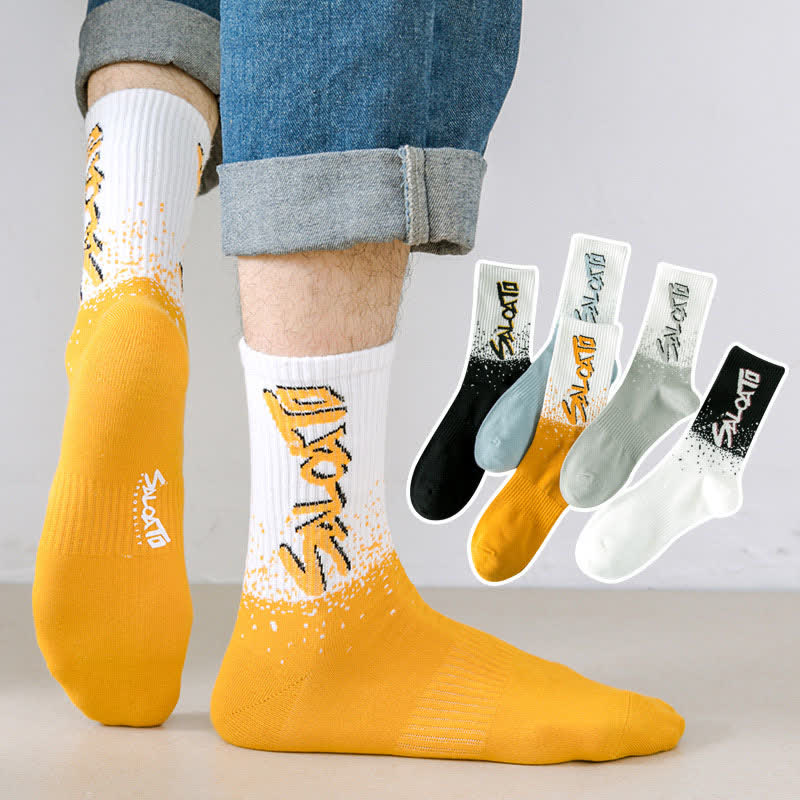 Trendige Crew-Socken in Übergröße (5 Paar)