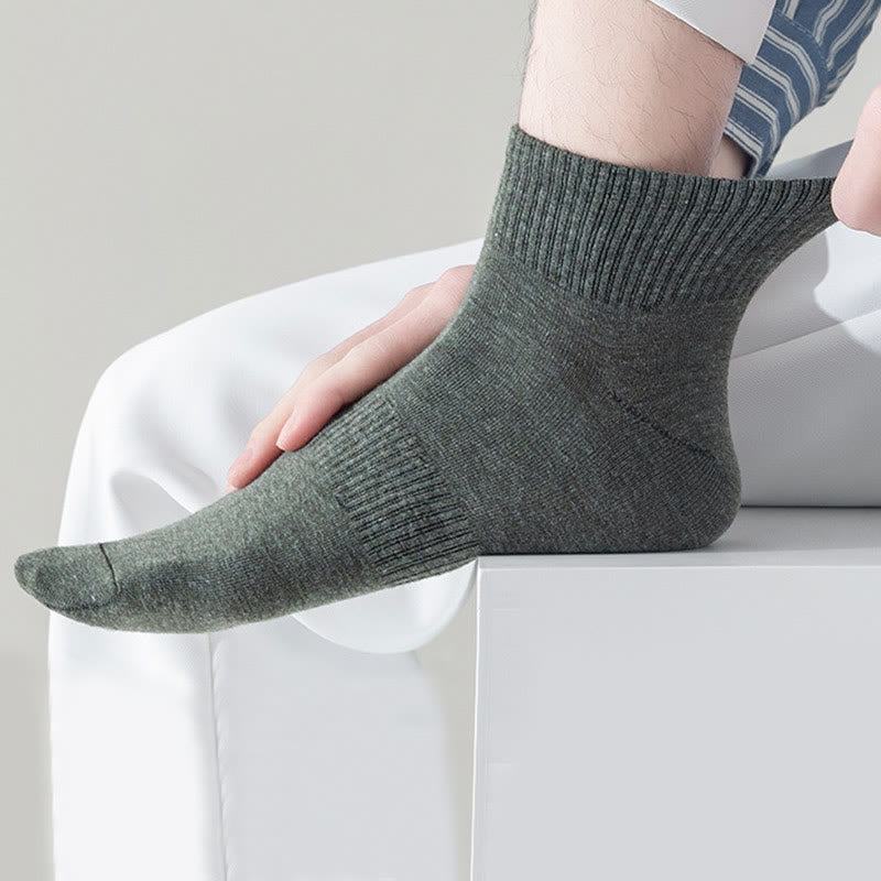 Atmungsaktive Viertelsocken aus weicher Baumwolle in Übergröße (7 Paar)