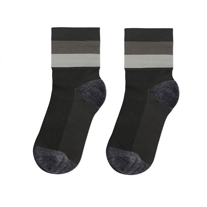 Atmungsaktive Viertelsocken in Bonbonfarben