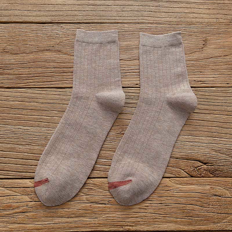 Baumwollsocken in Übergröße, einfarbig (6 Paar)