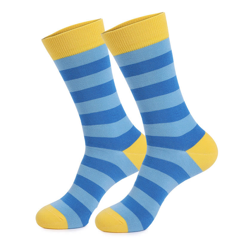 Lustige, lässige Crew-Socken mit Muster (5 Paar) - image 8