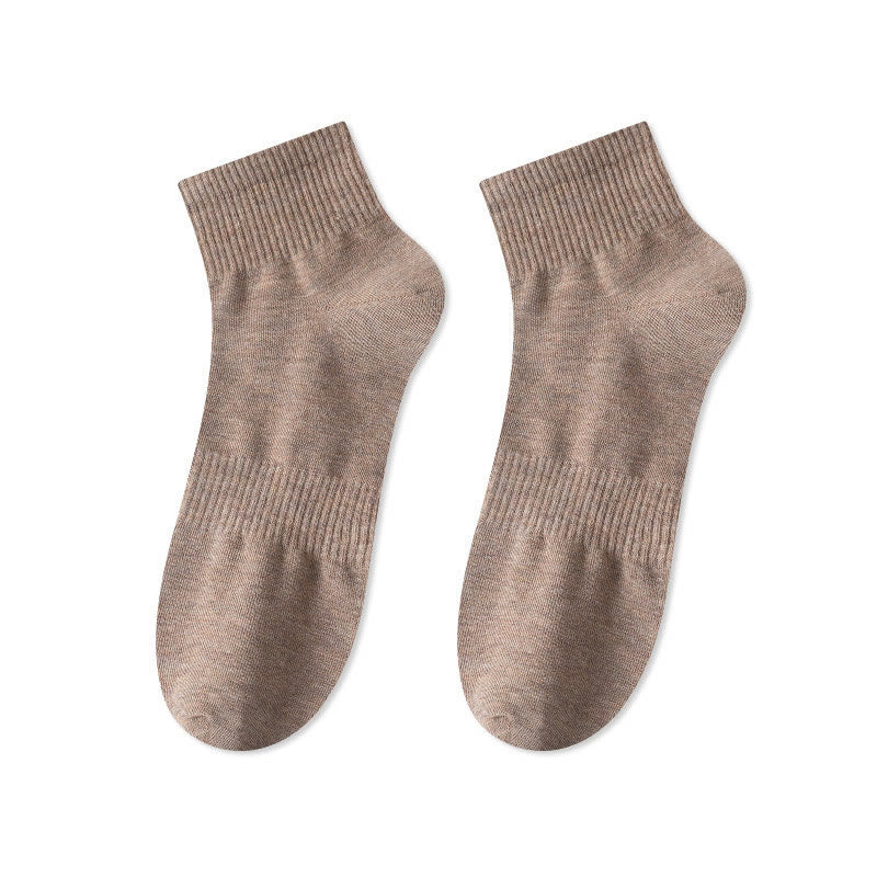 Atmungsaktive Viertelsocken aus weicher Baumwolle in Übergröße (7 Paar)