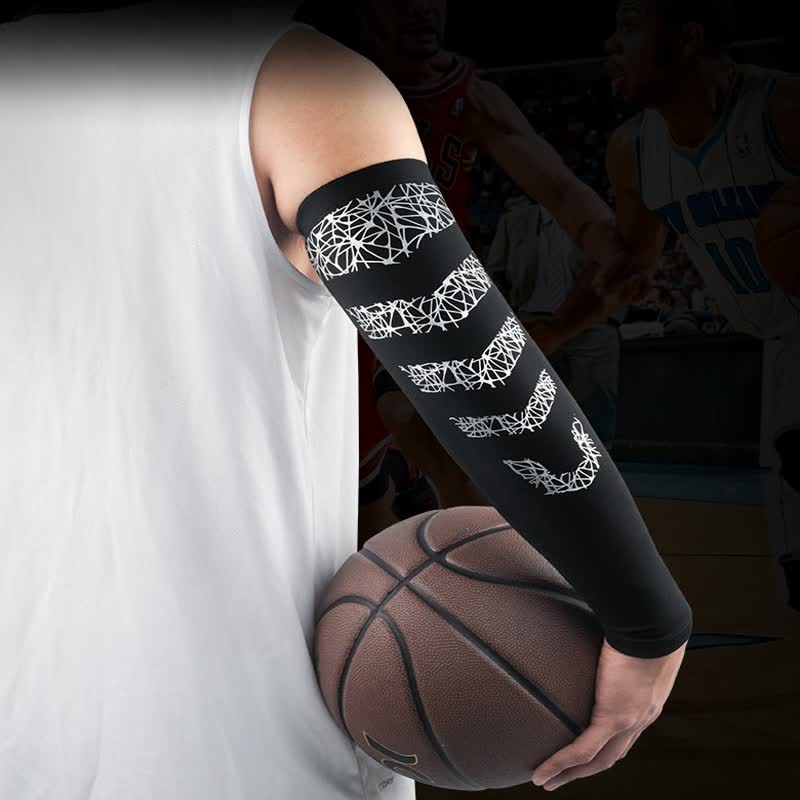 Sport-Kompressions-Armstulpen mit Kunstdruck - image 2