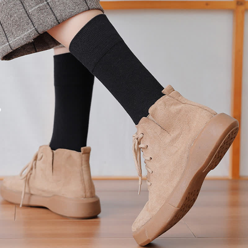 Weiche, strapazierfähige Crew-Socken in Übergröße (8 Paar) - image 3