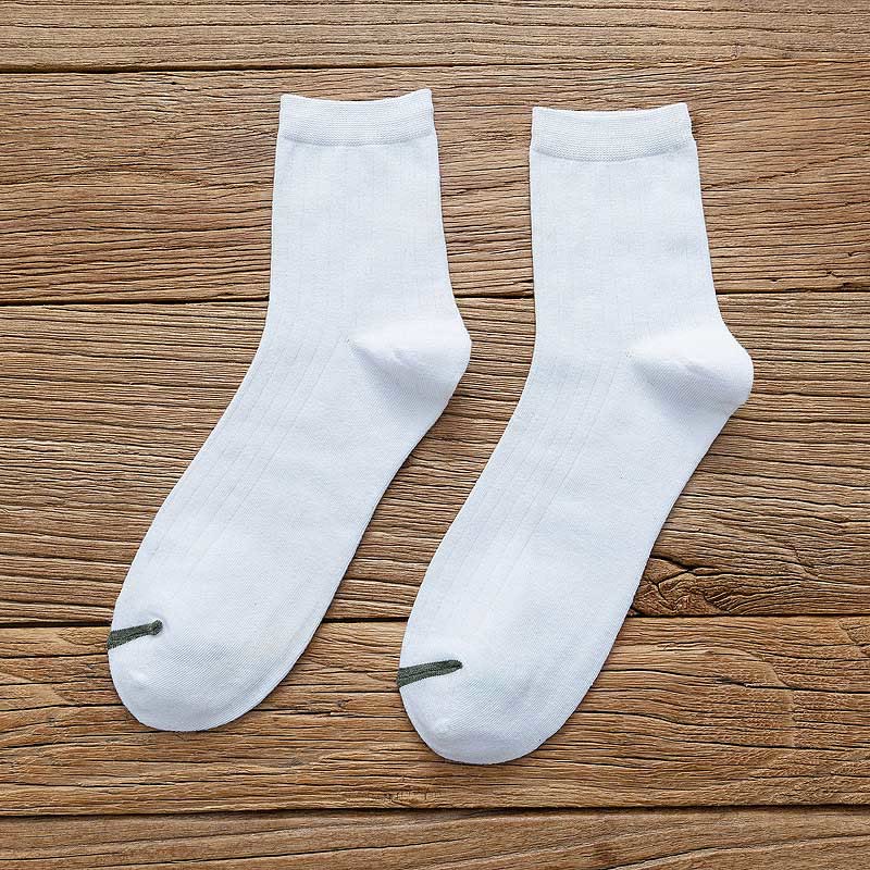 Baumwollsocken in Übergröße, einfarbig (6 Paar)